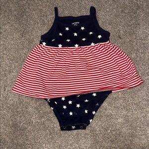 Carter's Stars and Stripes Baby Romper